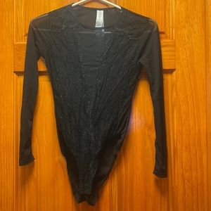Womens Black Bodysuit